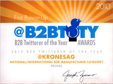 Krones AG B2BTOTY-Award